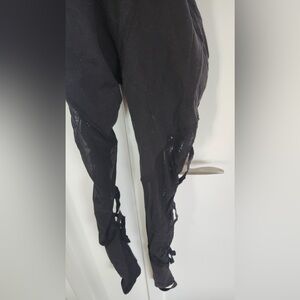 Black Distressed Leggings